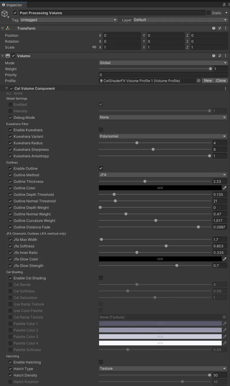 Configure URP