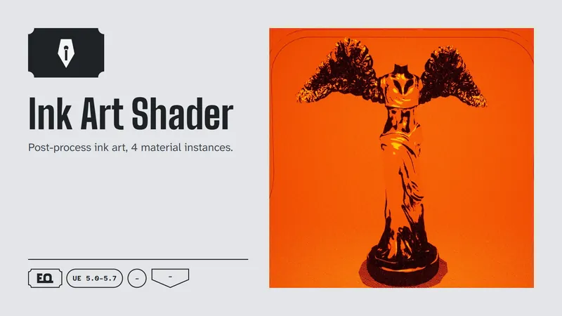 Ink Art Shader: Fab cover