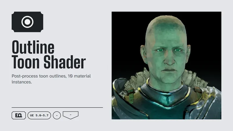 Outline Toon Shader: Fab cover