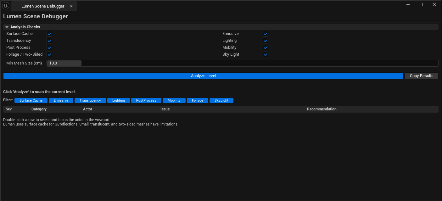 Screenshot 01 — Hero shot — Debugger after analyze, issues list with category coloring, complexity score callout at top.